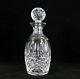 10.5 H Waterford Cut Crystal Maeve Spirit Decanter And Stopper, Signed