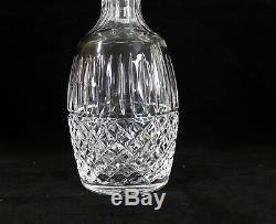 10.5 H Waterford Cut Crystal Maeve Spirit Decanter and Stopper, Signed