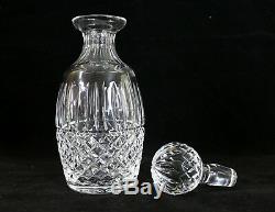 10.5 H Waterford Cut Crystal Maeve Spirit Decanter and Stopper, Signed