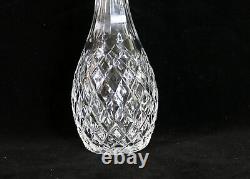 11.25 H Waterford Cut Crystal Comeragh Cordial Decanter and Stopper, Signed