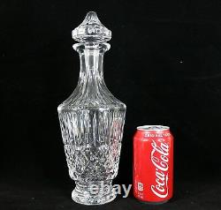 12.5 H Waterford Cut Crystal Maeve Wine Decanter and Stopper, Signed