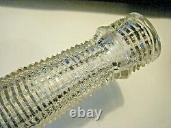 12 ABP Glass American Brilliant Period Hand Cut Crystal Whiskey Liquor Decanter