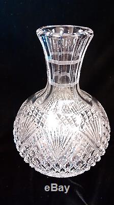 13 Pc. Abp Higgins & Seiter Diamond Fan Patterned Crystal Carafe/decanter W0w