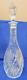 15 Tall Vintage Elegant Pattern Cut Glass Crystal Liquor Decanter With Stopper