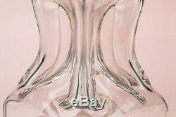 1895 Sterling Silver Decanter William Hutton Glass Antique English Victorian
