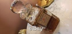 1950s Ballantine's 30 Year Old Scotch Cut Crystal Decanter Bottle