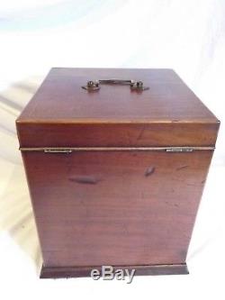 19c Mahogany Tantalus/Decanter Box C1860