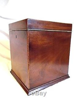 19c Mahogany Tantalus/Decanter Box C1860