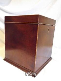 19c Mahogany Tantalus/Decanter Box C1860