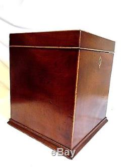 19c Mahogany Tantalus/Decanter Box C1860