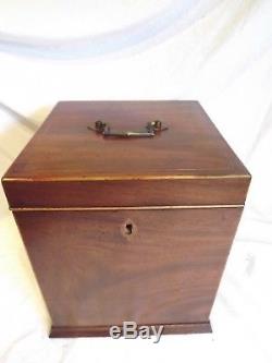 19c Mahogany Tantalus/Decanter Box C1860