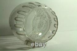 = 19th C. Hand Cut Glass Scotch Whiskey Barrel Dispenser Decanter, Anglo-Irish