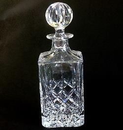 1 (One) GORHAM KING EDWARD Cut Lead Crystal Square Decanter RETIRED