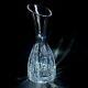 1 (one) Stuart Crystal Linear Cut Lead Crystal Open Carafe Signed Discontinued