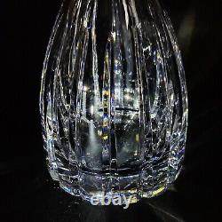 1 (One) STUART CRYSTAL LINEAR Cut Lead Crystal Open Carafe Signed DISCONTINUED
