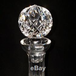 1 (One) WATERFORD LISMORE Cut Lead Crystal Ships Decanter and Stopper Signed