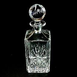 1 (One) WATERFORD Marquis BROOKSIDE Cut Crystal Square Decanter-Signed