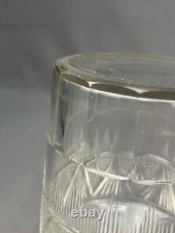 3 Antique 19th Century Georgian Cut Glass Sprit Decanters