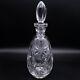 Abp American Brilliant Cut Clear Crystal Decanter & Stopper Connoisseur Whiskey