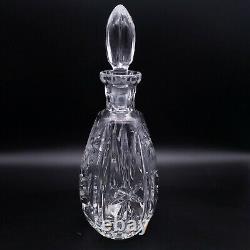 ABP American Brilliant Cut Clear Crystal Decanter & Stopper Connoisseur Whiskey