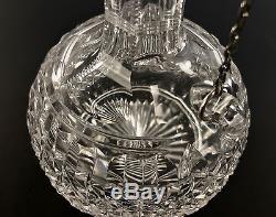 ABP American Brilliant Cut Glass Decanter GORHAM Sterling Silver Mounts