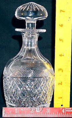 ABP American Brilliant Period Cut Glass Decanter Bottle & Matching Stopper