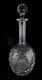 Abp American Brilliant Period Cut Glass Decanter With Matching Stopper Numbered