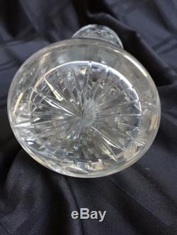 ABP American Brilliant Period Cut Glass Whiskey Jug Decanter Intaglio Pattern