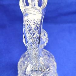 ABP Antique American Brilliant Period Cut Crystal Bell Shaped Decanter 12