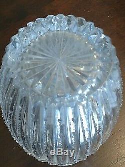 ABP Cut Glass Crystal Decanter & Stopper American Brilliant Period