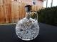 American Brilliant Cut Glass Very Rare Decanter With Sterling Silver Top J. Hoare