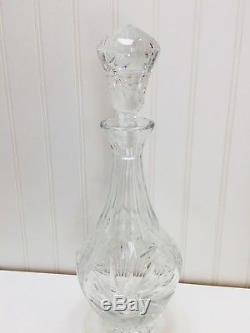 ANTIQUE AMERICAN BRILLIANT PERIOD ABP WHIRLING STAR CUT GLASS Decanter 23981