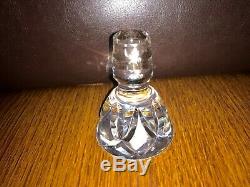 ANTIQUE Tall & Heavy French St. Louis Cut Crystal Decanter Signed Mark France