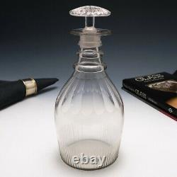 A 19th Century Decanter with Radial Mushroom Stopper
