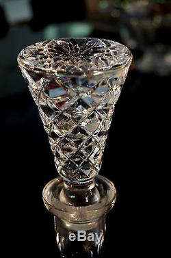 A Stunning Heavy Cut Crystal Decanter