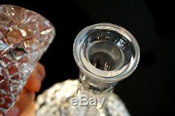 A Stunning Heavy Cut Crystal Decanter