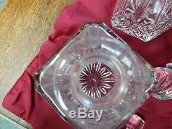 A pair of Waterford Marquis Cut Crystal Decanters & Stoppers