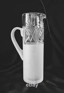 Ajka Lead Crystal Clear Decanter / Pitcher