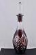 Ajka/avitra Ruby Red Cut To Clear Crystal Decanter Mint