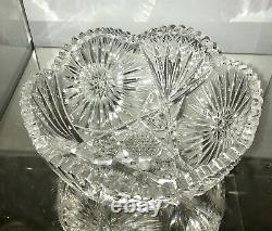 Amazing ABP Cut Glass Bowl