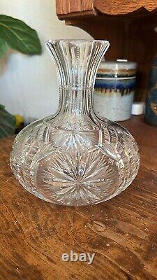 American Brilliant Cut Crystal Antique Wine Carafe/Decanter8