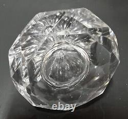 American Brilliant Cut Crystal Wine Decanter with Stopper