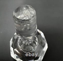 American Brilliant Cut Crystal Wine Decanter with Stopper