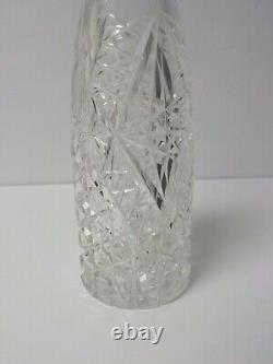 American Brilliant Cut Glass 13 Sherry Decanter, c. 1880-1900