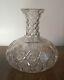 American Brilliant Cut Glass Crystal Water Carafe Wine Decanter 19th Century