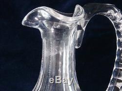 American Brilliant Cut Glass J. Hoare Whiskey Decanter Unique & Breathtaking