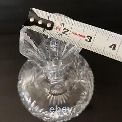 American Brilliant Period Cut Crystal Glass Decanter Carafe