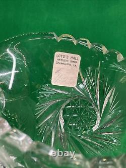 American Brilliant Period Cut Glass Pitcher Crystal