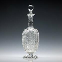 Antique 19th Century Victorian Rich Cut Glass Decanter c1890