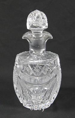Antique ABP American Brilliant Cut Crystal Glass Whiskey Wine Liquor Decanter
